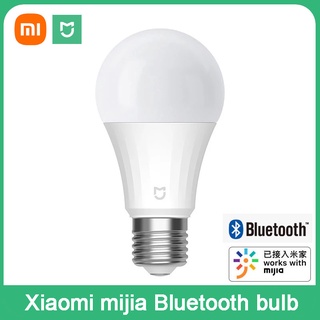 Xiaomi Mijia E27 หลอดไฟอัจฉริยะ LED 5W 2700-6500K บลูทูธ AC220V ควบคุมด้วยเสียง