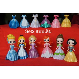 มีชำระปลายทาง  ตุ๊กตาเจ้าหญิง เปลี่ยนชุดได้ Disney Princess แต่งตัวตุ๊กตา