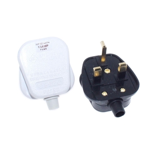 Uk 3 Pins AC ไฟฟ้า ปลั๊ก ใช้ซ้ําได้ ตัวผู้ สายไฟฟิวส์ ซ็อกเก็ต เต้าเสียบ อะแดปเตอร์ ต่อขยาย สายเคเบิล เชื่อมต่อ