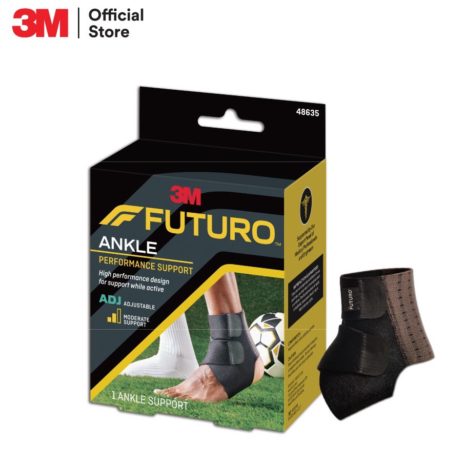3M™ Futuro™ ฟูทูโร่ สปอร์ต อุปกรณ์พยุงข้อเท้า รุ่นปรับกระชับได้ ช่วยระบายความชื้น