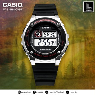 นาฬิกาข้อมือ casio รุ่น W-216H-1CVDF