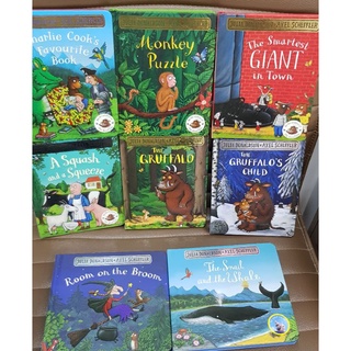 Julia Donaldson set of 8 books Board book กระดาษแข็งหนาทุกหน้า ของแท้นำเข้าจากประเทศอังกฤษ