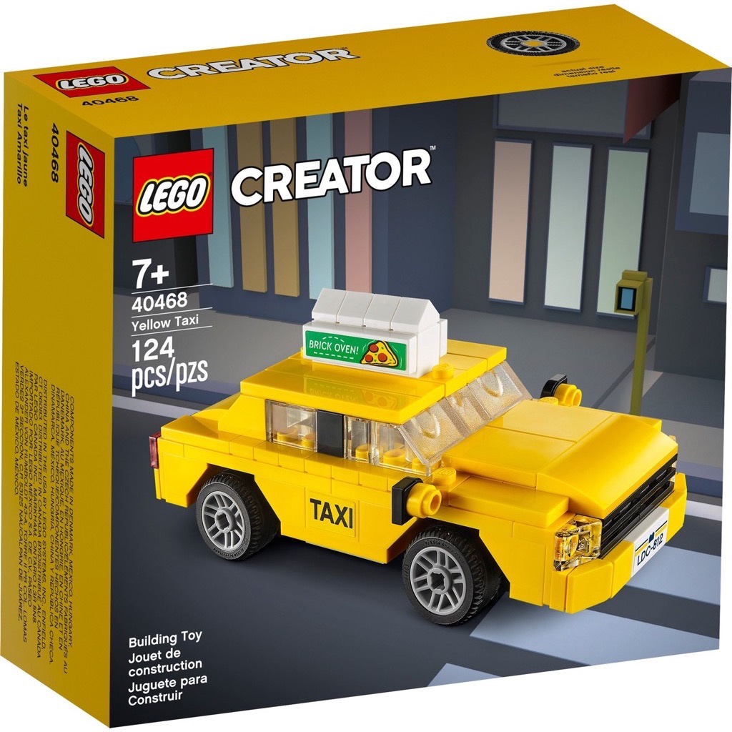 (((สินค้าพร้อมส่ง)) Lego 40468 Yellow Taxi