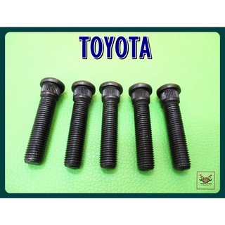 TOYOTA WHEEL SCREW LONG SET "BLACK" (5 PCS.) // แกนสกรูล้อ , น็อตล้อยาวพิเศษ (5 ตัว) สินค้าคุณภาพดี