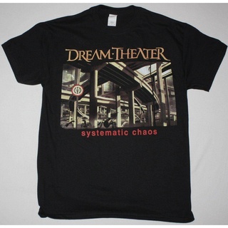 เสื้อยืดผ้าฝ้ายDream Theater Systematic Chaos เสื้อยืดผู้ชาย Progressive Metal Liquid Tension พลัสขนาดชุดกีฬาคลาสสิกวันพ