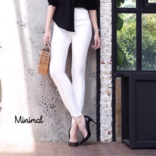 white skinny jeans