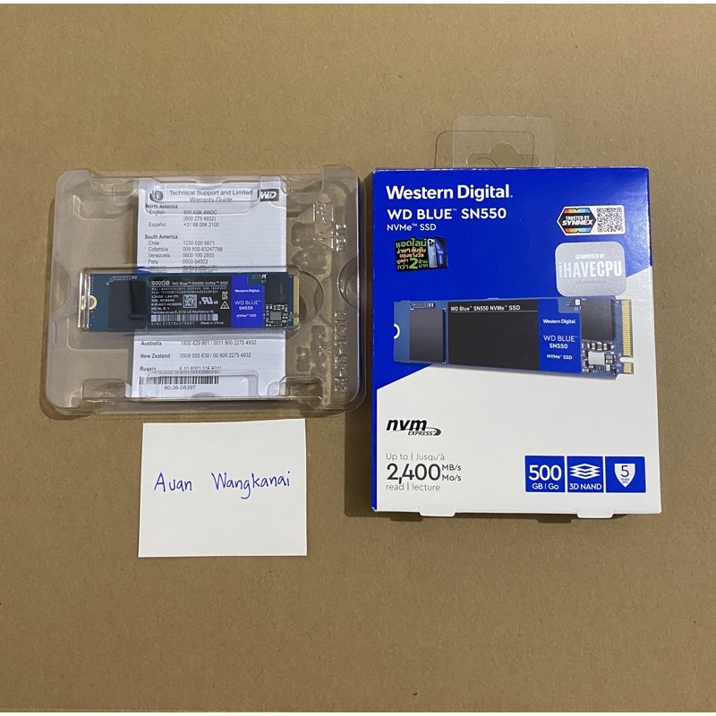 M.2 WD BLUE SN550 500GB