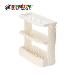 ชั้นวางอเนกประสงค์ 3 ชั้น พร้อมตะขอข้าง 3-Layers Storage Rack with hook : A33