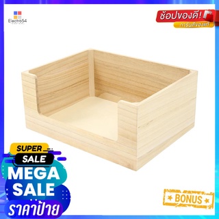 กล่องลังไม้ STACKO HOME L 35X27X15.5 ซม. สี NATURALWOODEN BOX STACKO HOME L 35X27X15.5CM NATURAL