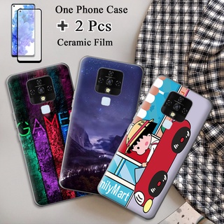 2 IN 1 Tecno Camon 16 พร้อมส่ง เคสเซรามิค หน้าจอโค้ง