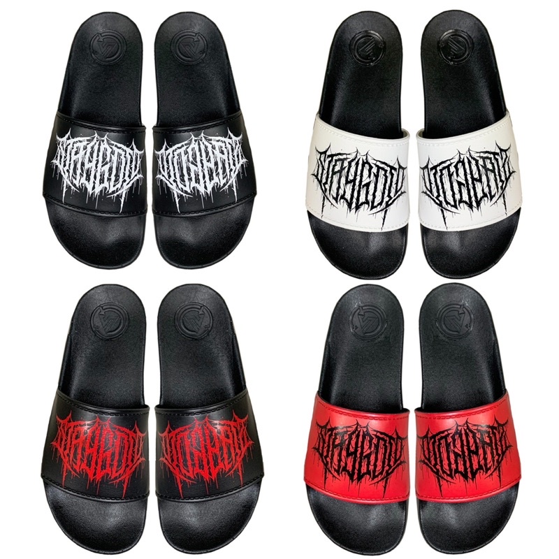 รองเท้าแตะแบบสวม 36-45 ลายแนว Looker gang