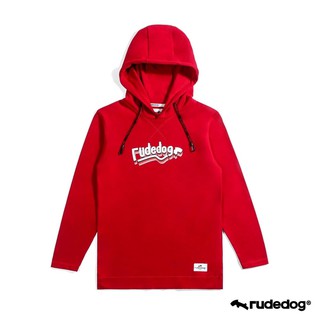 เสื้อฮู้ดแขนยาว rudedog®️ Hoodie TripleLine (Red)