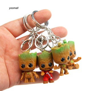 Yoml✔Guardians of Galaxy Tree Man Groot พวงกุญแจ จี้รูปกรูท สําหรับห้อยกระเป๋า