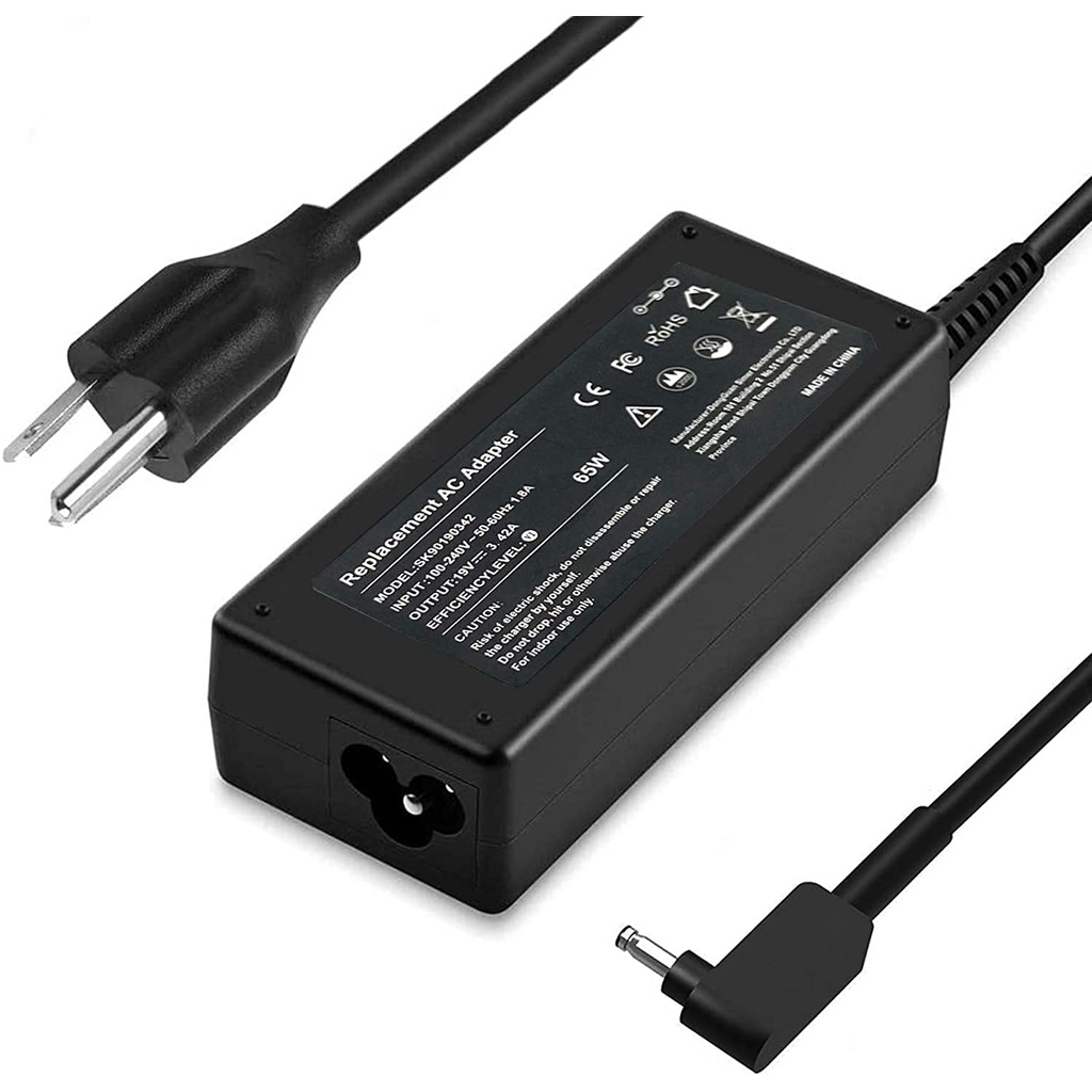 65W AC Adapter Charger สําหรับ Acer แล็ปท็อป Chromebook 11 R11 13 14 15 N15Q9 CB3-532 CB5-132T C720 
