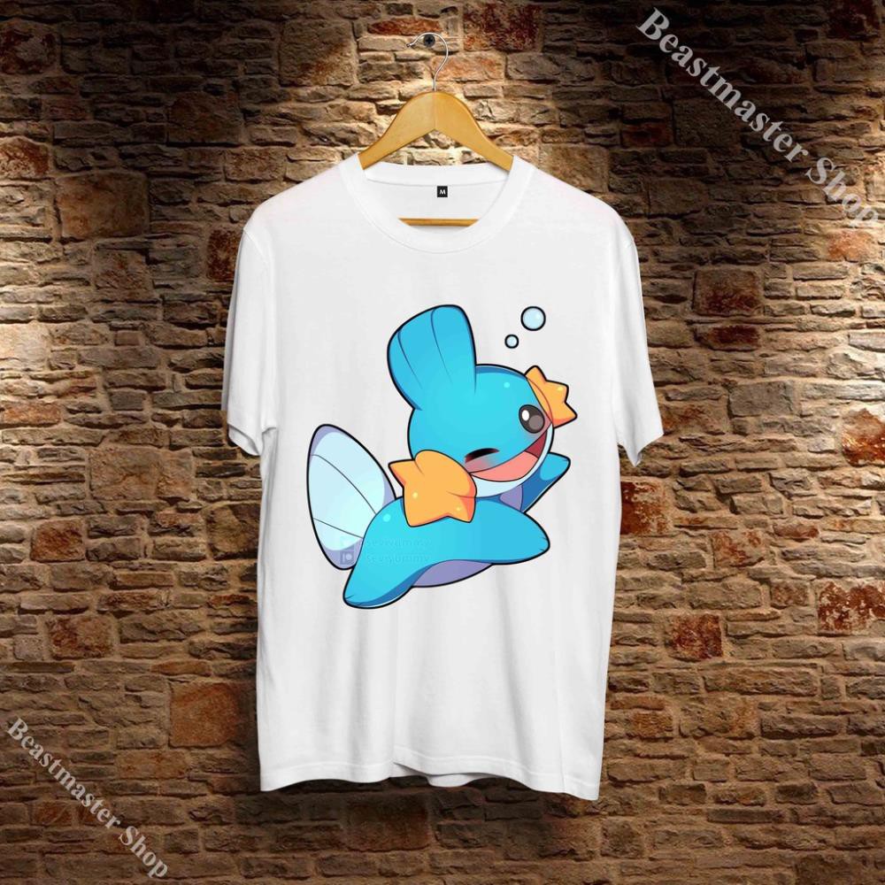 เสื้อ Mudkip Unisex - เสื้อ Mizugrou Unisex - เสื้อยืด Mudkip บุคลิกภาพ - MDK-003