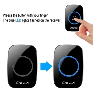 🔥NEW Version🔥 กริ่งประตูไร้สาย 300 M Range cacazi กันน้ำ กริ่งประตู Door bell กริ่ง กริ่งไร้สาย