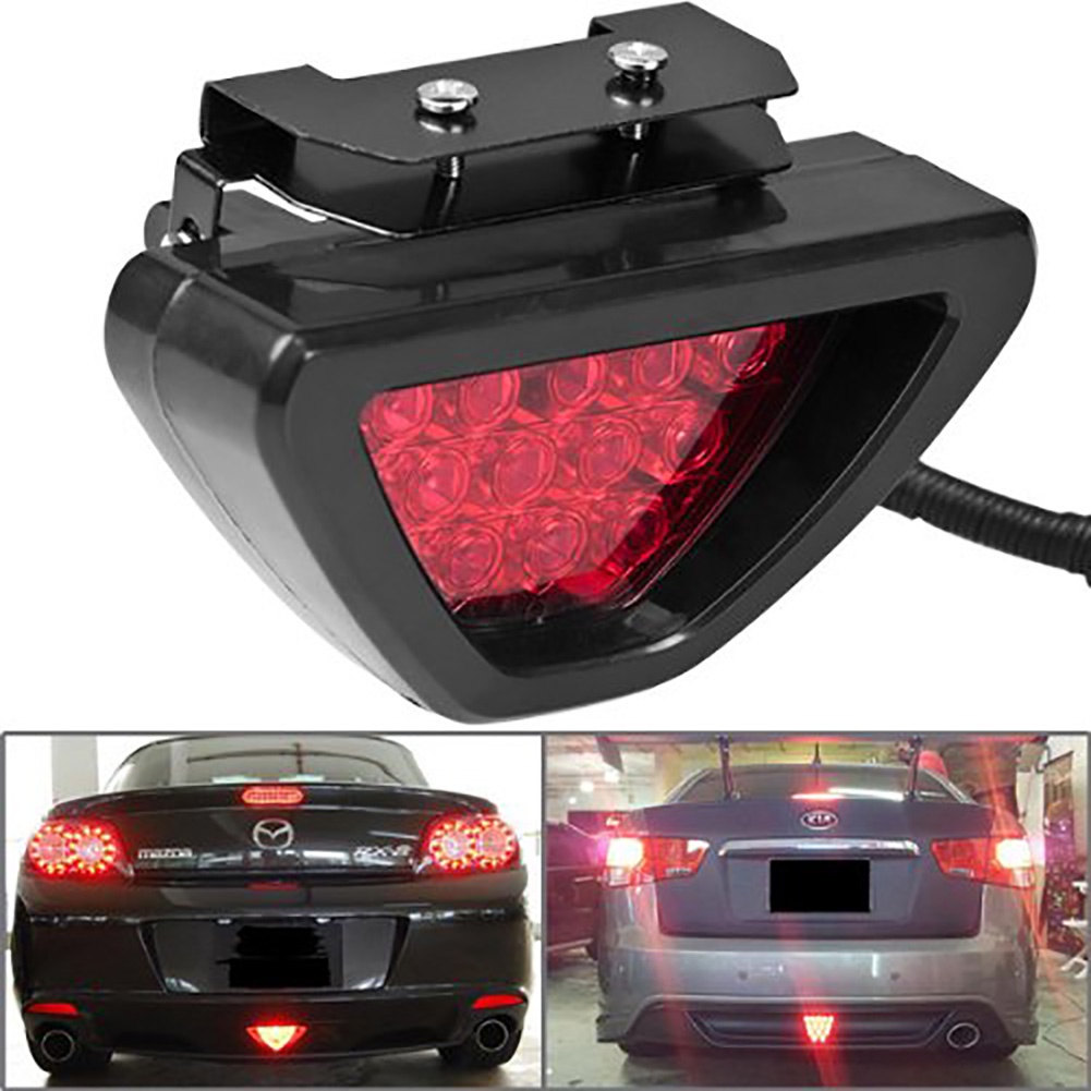 ไฟท้าย ไฟเบรก LED 12V สีแดง สไตล์เรโทร สําหรับรถจักรยานยนต์วิบาก