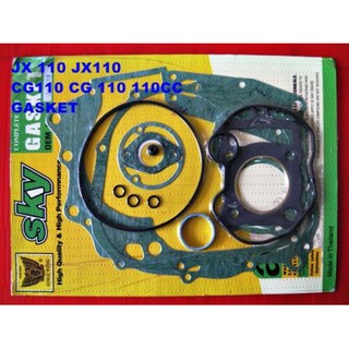 HONDA JX 110 JX110 CG110 CG110 110CC ENGINE GASKET COMPLETE SET  // ปะเก็นเครื่อง ชุดใหญ่  สินค้าคุณภาพดี