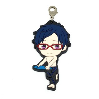 Free! Iwatobi Swim Club Ryugazaki Rei Rubber Strap พวงกุญแจ งานลิขสิทธิ์ Banpresto แท้จากญี่ปุ่น