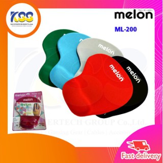 Melon ML-200 แผ่น รองเม้าส์ พร้อม เจลรองข้อมือ Mouse Pad with Gel Wrist