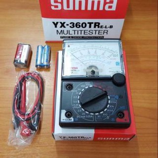 sunma มิเตอร์วัดกระแสไฟฟ้า แบบเข็ม รุ่น YX-360TR E-L-B