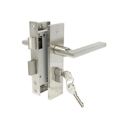 FREE HOME มือจับก้านโยกห้องทั่วไป MORTISE COLT AWS(K7.2)1712 สีสเตนเลส มือบิดประตู กลอนประตู มือจับก