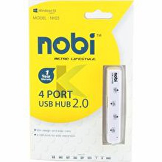 4 Port USB HUB NOBI (NH23) White