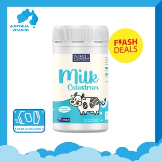 NBL Milk Colostrum นมเพิ่มสูง เพิ่ม Growth Factor สำหรับคุณหนูๆ อร่อยๆ ทานง่าย [365 เม็ด] จากประเทศออสเตรเลีย