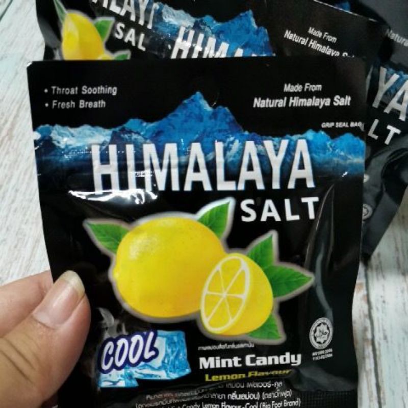 📌ลูกอม Himalaya Salt​   เย็นชุ่มคอชื่นใจ หมดอายุปี2024