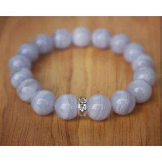 บลู เลซ อาเกต (Blue Lace Agate)