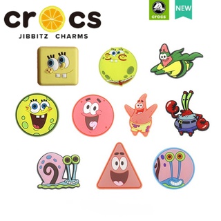 Crocs jibbitz charms SpongeBob SquarePants Series อุปกรณ์เสริมตกแต่งรองเท้า จี้การ์ตูน