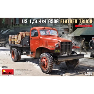 Scale Model MiniArt 1/35 MI38056 US 1,5t 4×4 G506 FLATBED TRUCK