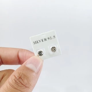 ต่างหูเงินแท้ Serration Earrings 92.5% (ฟันปลา)