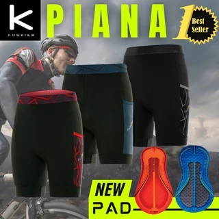 กางเกงจักรยานขาสั้น Funkier Piana รุ่นใหม่ล่าสุด เป้าโปร C-14 พร้อมกระเป๋าด้านข้าง