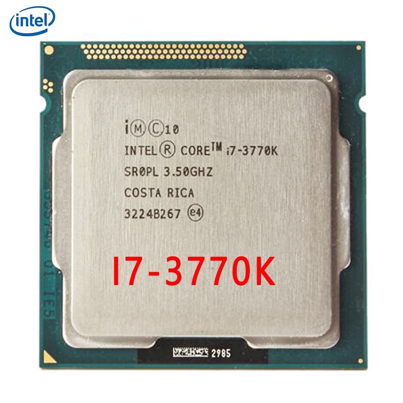 Intel i7 2600 3770 3770k 2600S 2500k 2550 3570k i7-2700K i7 3700T Quad Core LGA 1155 CPR รองรับ h61 
