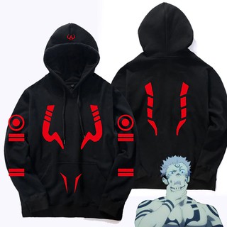 New Jujutsu Kaisen Yuji Itadori เสื้อแจ็คเก็ตมีฮู้ดเนื้อผ้าฝ้ายสําหรับผู้ชาย