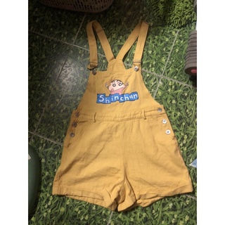 ชุดเอี๊ยม Size L ชินจังสีเหลือง