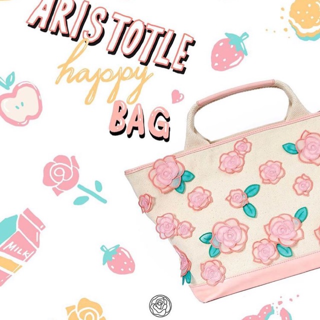 Aristotle rose bag : Happy bag : Pink