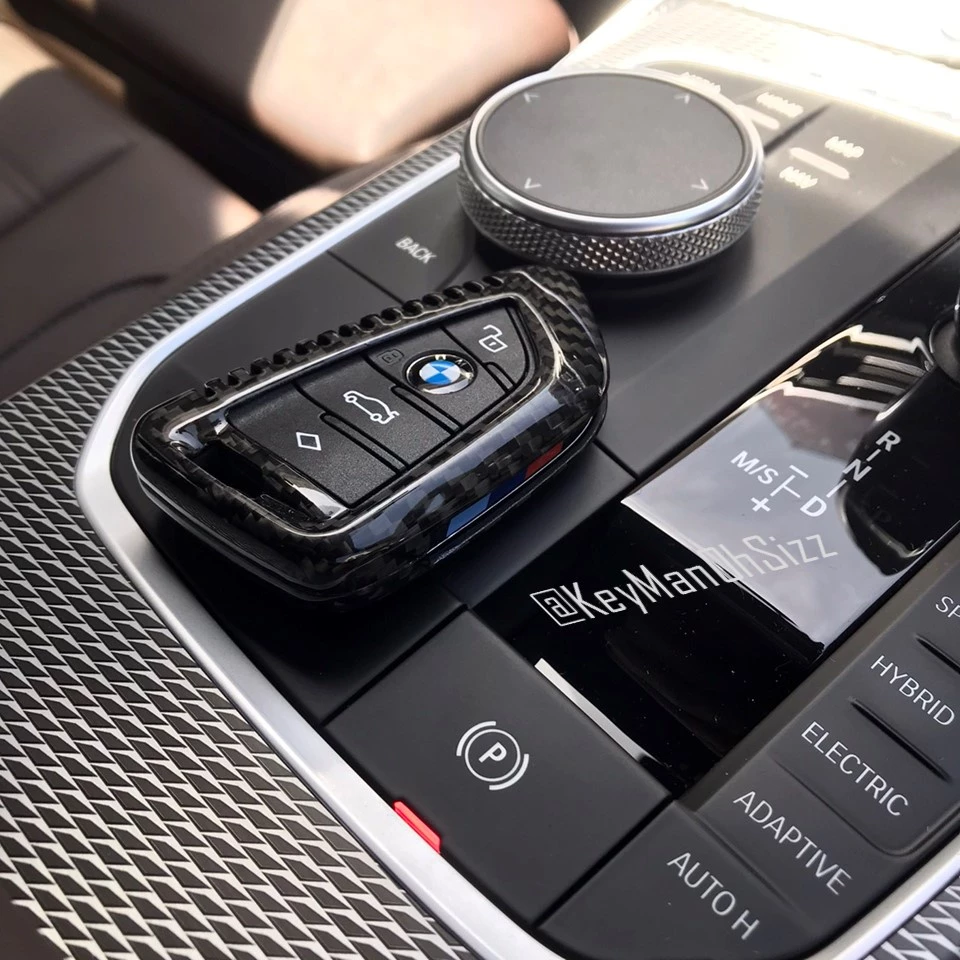 เคสรีโมทรถ BMW Blade คาร์บอนไฟเบอร์แท้  T-Carbon แถมแผ่นใส Transparent TPU ครอบปุ่ม  Top Product ; Carbon Fiber Key Case thumbnail 6