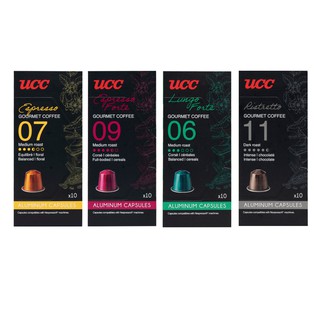 UCC Coffee Capsules ยูซีซี กาแฟแคปซูล 10 แคปซูล 50 กรัม (เลือกรสได้)