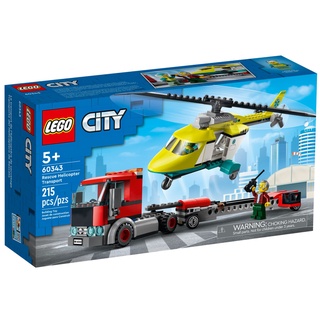 LEGO City Rescue Helicopter Transport 60343