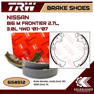 ก้ามเบรคหลัง TRW สำหรับ BIG M FRONTIER 2.7L, 3.0L 4WD 01-07 (GS8512)