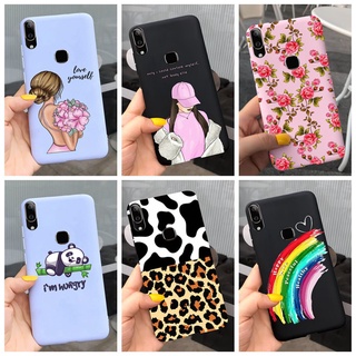 เคส Vivo V11i 1806 Case 2018 เคสโทรศัพท์ ซิลิโคนเจลลี่นิ่ม ลายการ์ตูน สายรุ้ง ด้านหลัง Vivo V11i 1806