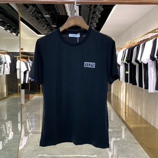 Valent1N0 2022 เสื้อยืดคอกลมแขนสั้นพิมพ์ลายตัวอักษร