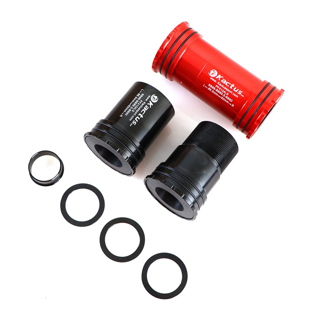 PF4124LS จักรยาน Crankset Pressfit BB86-BB89.5-BB92 22/24 กด Fit เซรามิคด้านล่าง Bracket Dura ACE XT