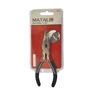 pliers 4" MATALL CURVED MOUNT PLIER Hand tools Hardware hand tools คีม คีมปากโค้ง MATALL 4 นิ้ว เครื่องมือช่าง เครื่องมื