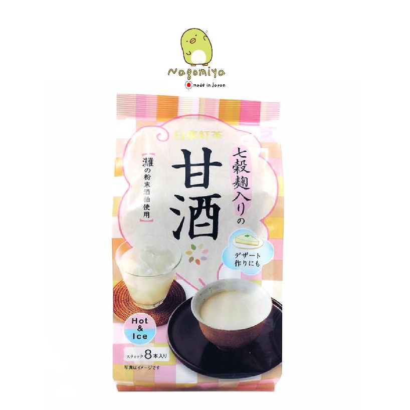 Nittoh NITTO TEA Kokukoji entering of Sweet Sake stick 8 Pouch Pack ชาสาเกหวาน Amazake 甘酒 [อามาซาเกะ]