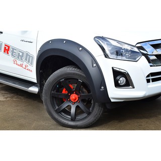 คิ้วล้อ OFFROAD ISUZU D-MAX BLUE POWER (2015-2016) แคป/4ประตู (สีดำด้าน)