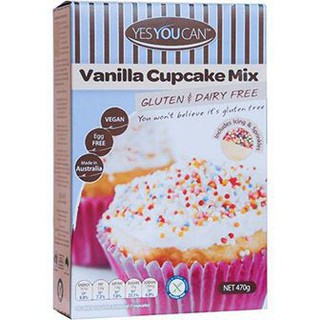 Yes You Can Vanilla Cupcake Mix Gluten F ใช่คุณสามารถวานิลลาคัพเค้กผสมกลูเตน F