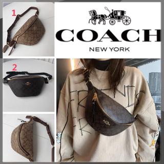 【มีกล่อง , ใบแจ้งหนี้ , บัตร , จัดส่งฟรี】กระเป๋าเข็มขัด COACH F48740